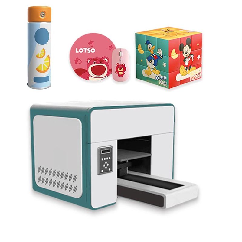 Mehrfarbiger Flachbett-LED-UV-Drucker Handygehäuse Drucker Puzzlestifte