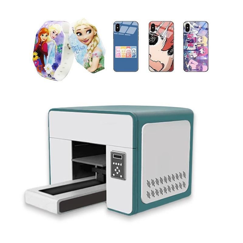 Mini-A3-Größe UV-Tintenstrahl 3D-Drucker UV-ID-Kartendrucker 8 Farbdrucker