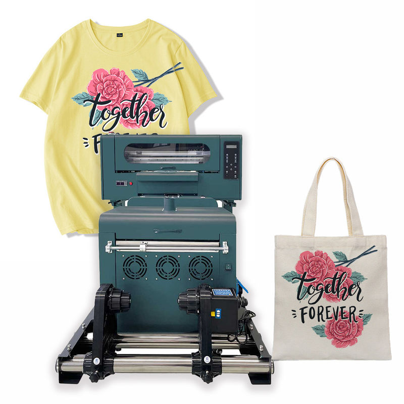 30cm DTF-Drucker A3-Größe Dtf-Drucker mit Shake-Pulver-Maschine für T-Shirts