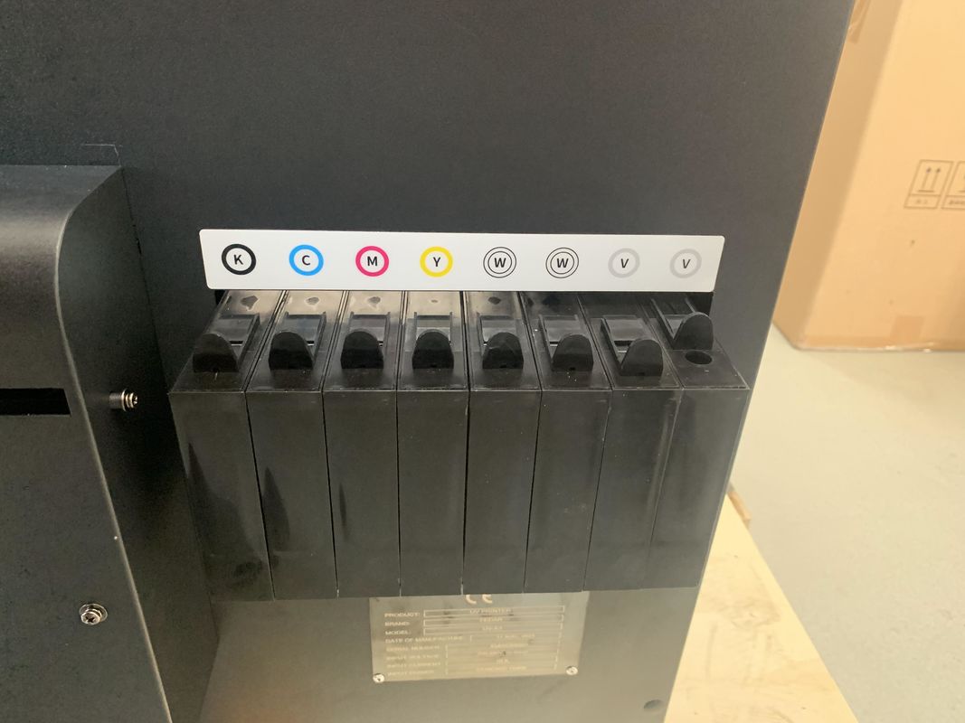 Hochauflösende UV-Hybrid-Roll-to-Roll-Druckmaschine in A3-Größe mit Epson-Köpfen