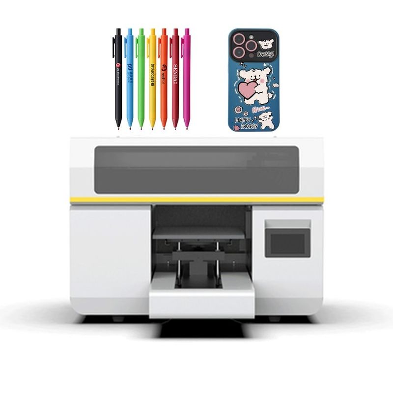 Digitale A3-Größe Hybrid UV-Drucker Roll-to-Roll Druck UV-Inkjet-Drucker