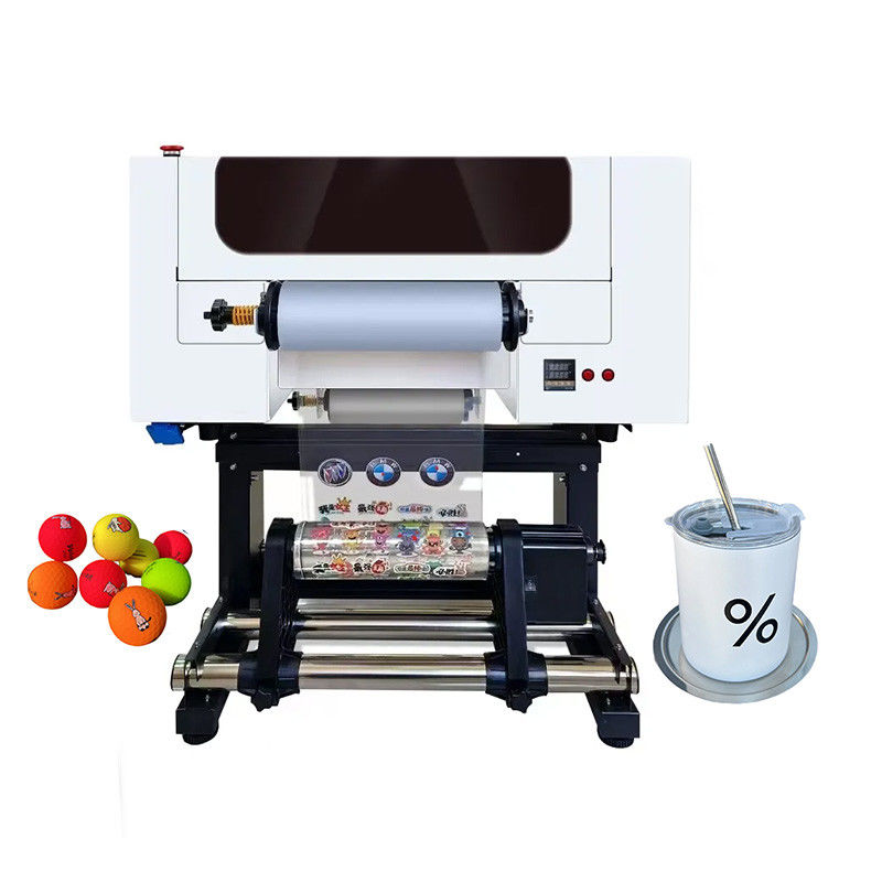 30 cm UV-DTF-Drucker mit zwei Köpfen A3 UV-DTF für Flaschen aus Acrylplastik
