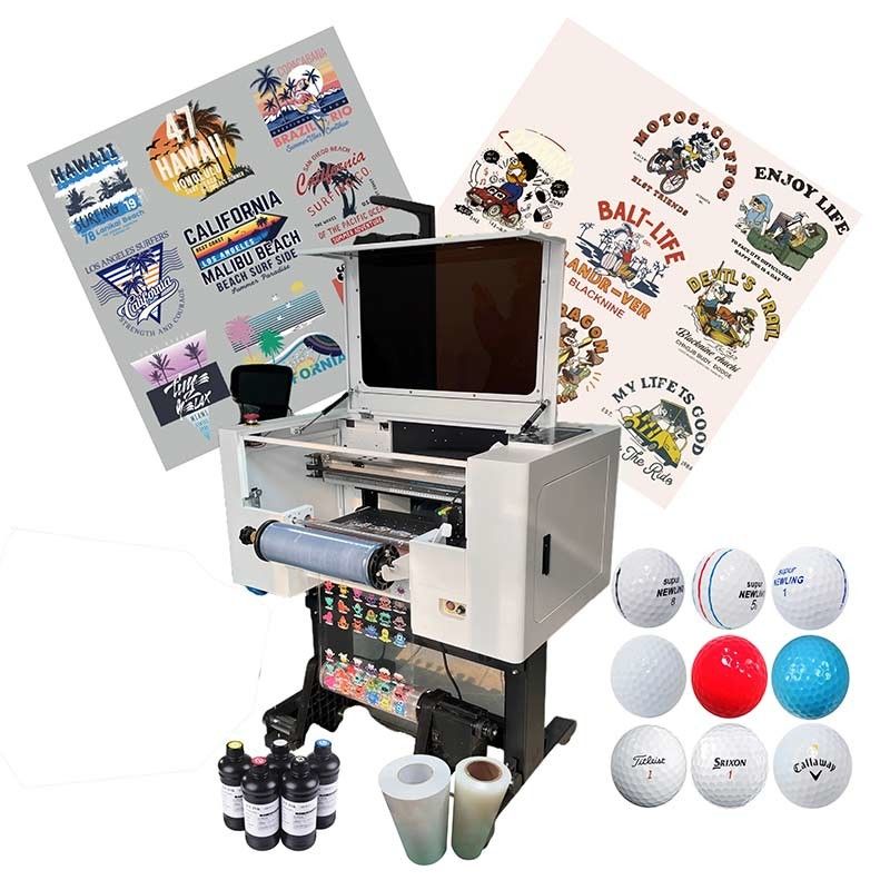 Fabrik 30CM UV DTF Drucker A3 UV DTF Drucker mit Lamination für Aufkleber