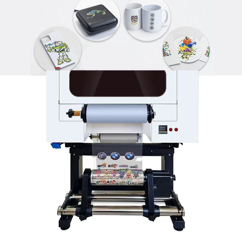 30 cm UV DTF Kristalletikettendrucker 2 in 1 Maschine mit doppelter XP600-Kopf