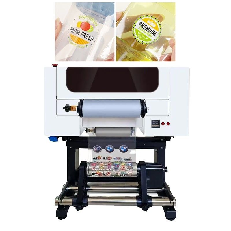 30cm UV DTF Drucker Roll auf Roll A3 UV DTF Drucker mit Lamination für Aufkleber
