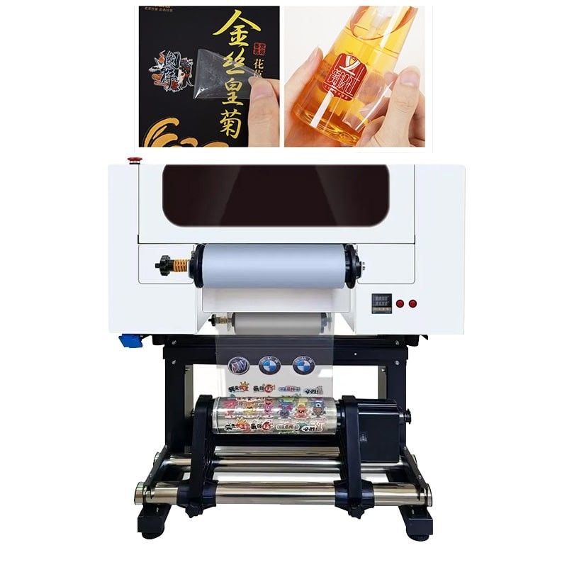2024 A3 UV DTF-Drucker Logo Drucken 30CM UV DTF-Drucker mit Lamination für Aufkleber