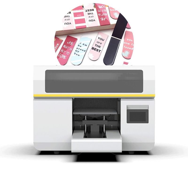 8 Farbe A3-Größe Hybrid UV-Drucker Flatbed Flaschen Roll Digitaler UV-Drucker
