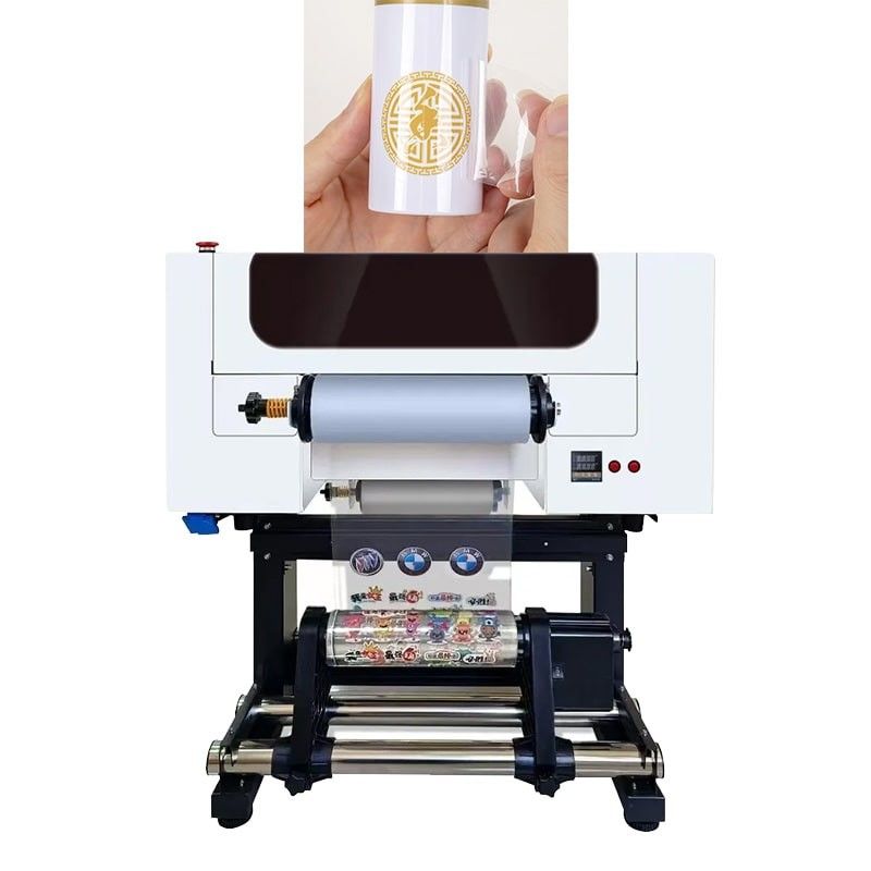 300 mm UV-Drucker mit 2*F1080 Druckkopf unterstützt CMYK+W+V Helle und bunte