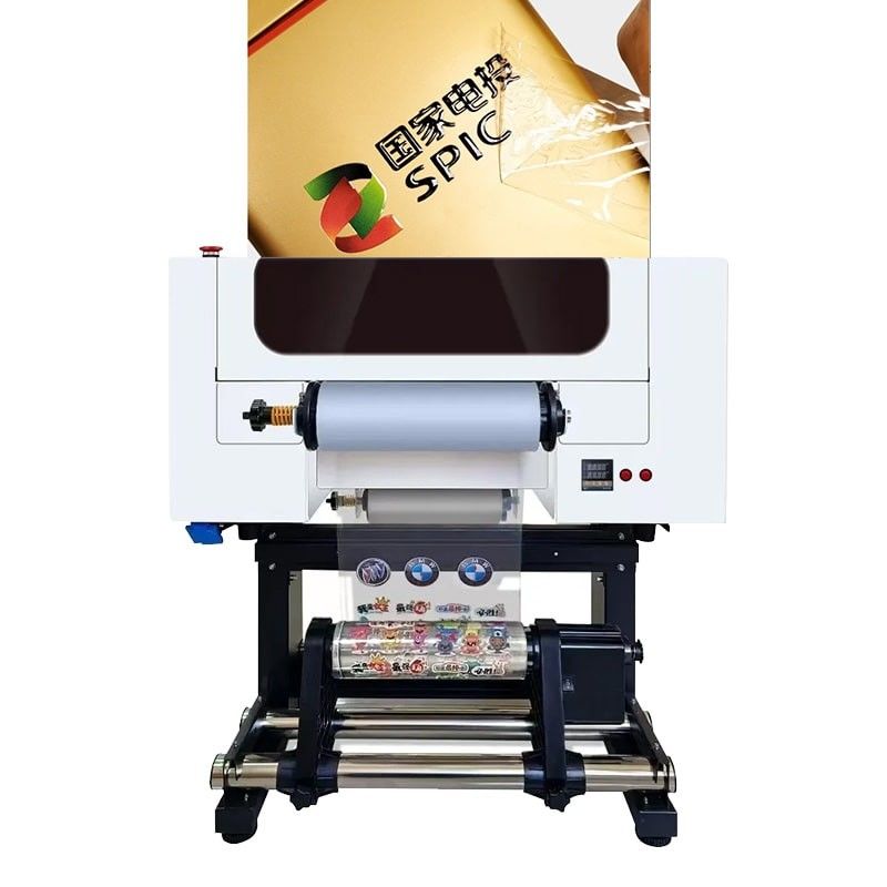 30cm UV DTF Drucker Roll auf Roll A3 UV DTF Drucker für Flaschen Acryl Kunststoff