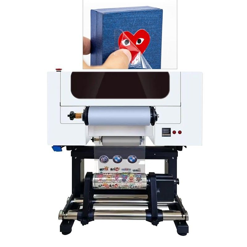 30 cm UV-DTF-Drucker mit zwei Köpfen A3 UV-DTF für Flaschen aus Acrylplastik