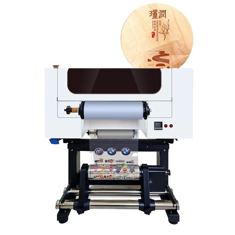 30cm UV DTF Drucker Roll-to-Roll A3 UV DTF Drucker mit zwei XP600 Kopf