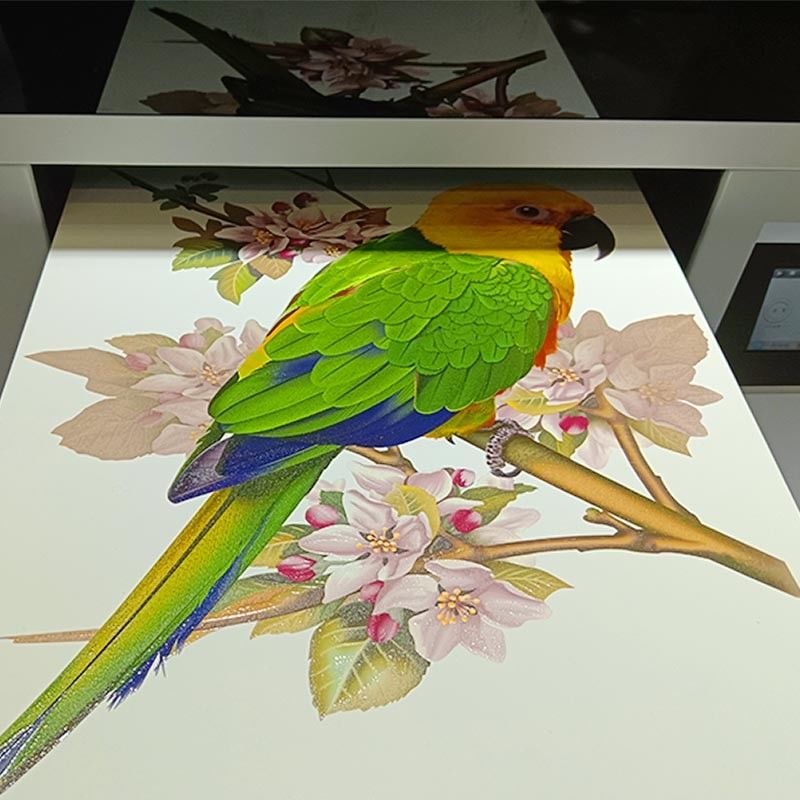 UNI-A3 Flachbett-UV-Druckmaschine mit UV-Tinte 8 Farben-Drucker