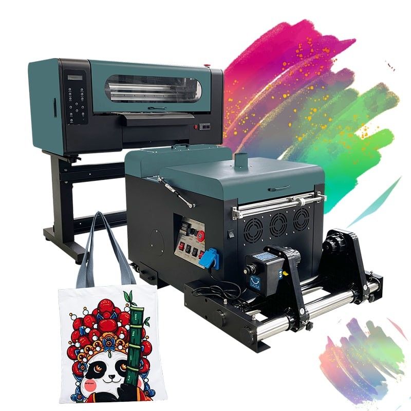 Kleine 300 mm Druckbreite DTF-Drucker mit 2 Epson F1080-Kopfen in guter Qualität