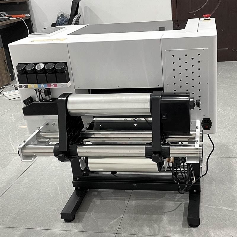 30cm UV DTF Drucker Roll auf Roll A3 UV DTF Drucker mit Lamination für Aufkleber