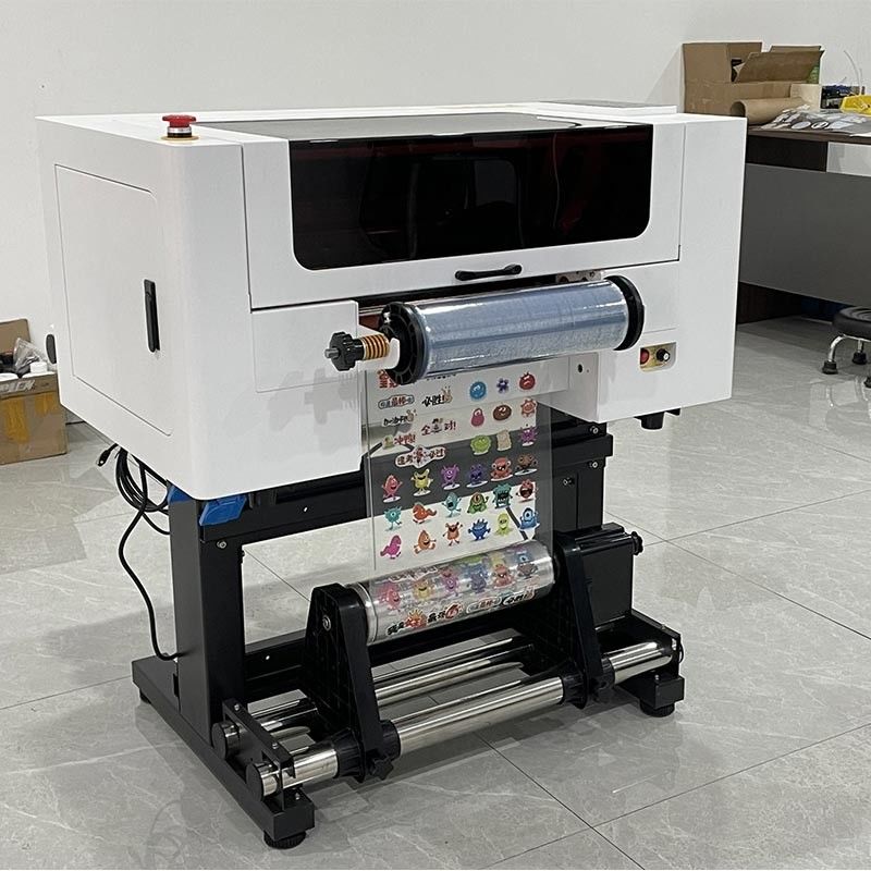 30cm UV DTF Drucker Roll auf Roll A3 UV DTF Drucker mit Lamination für Aufkleber