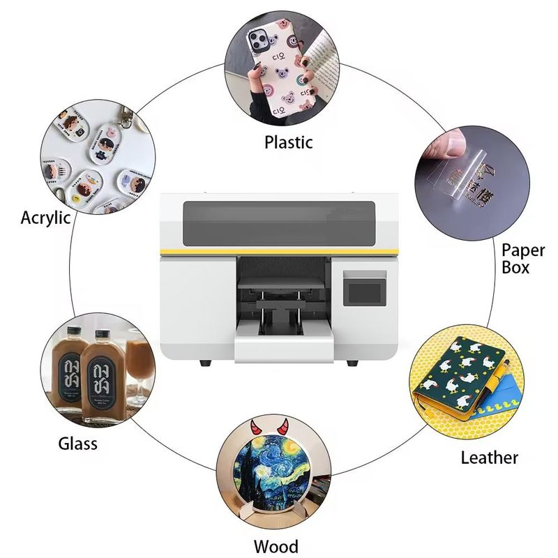 A3 UV-Drucker / digitaler UV-Drucker A3 Größe kann 3 Typen drucken Druckmodell