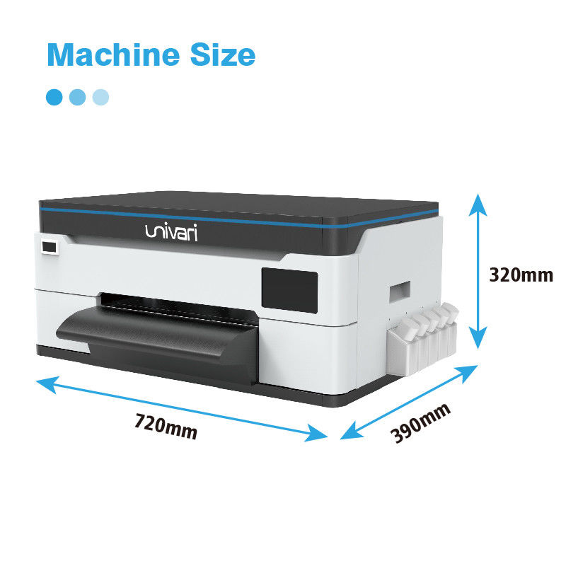 Kompakte A3-Größe Lamination Auto Desk DTF Transfer Maschine Inkjet UV DTF Drucker mit F1080 XP600 Kopf