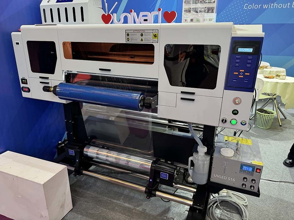 A2 A3 Digital 60cm DTF Aufkleber UV-Drucker Glas-Metalldruckmaschine mit 13200 U1 Kopf