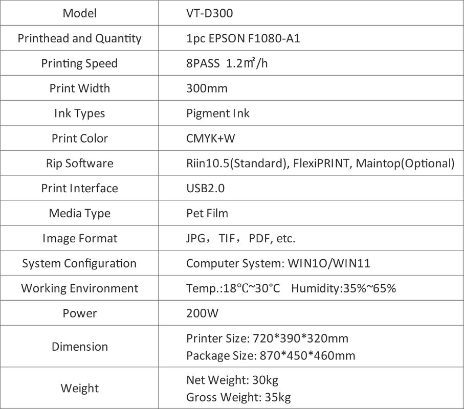 A3-DTF-Filmhersteller PET-DTF-Film für die Wärmeübertragung