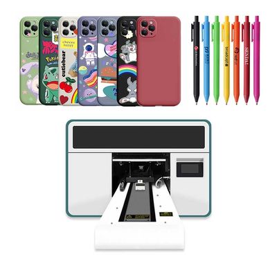 Leder A3 UV-Hybrid-Drucker UV-Flachbett Tintenstrahldrucker 3D-Druckmaschine