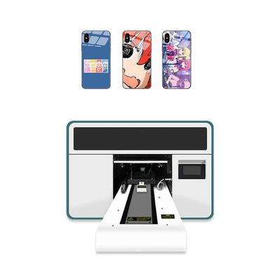 8 Farbe A3 Größe UV Flatbed Drucker Glaswürfel Digitaler UV 3D Drucker