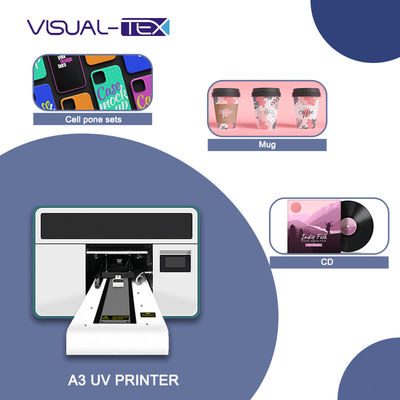 Mini A3 UV-Drucker A3 Led Rotationsflasche UV-Drucker Telefonkoffer Flachbett UV-Drucker