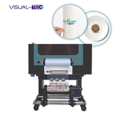 All-in-one kleiner UV-PET-Film-Transfer-Drucker 30cm A3 UV-DTF-Drucker mit 2 XP600