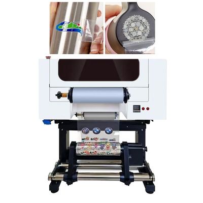 300 mm breiter UV-DTF-Drucker mit 20 ml/m2 Tintenverbrauch für den Druck in hohem Volumen