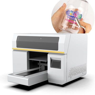 Mehrfachanwendungsmaschine für den Druck von UV-hybriden Flaschen in Form von A3 für zylindrische Anwendungen