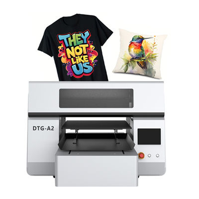 Doppelstation A2 DTG Direkt-zu-Kleidungsdruckmaschine Weiße Tinte & Farbdrucksystem